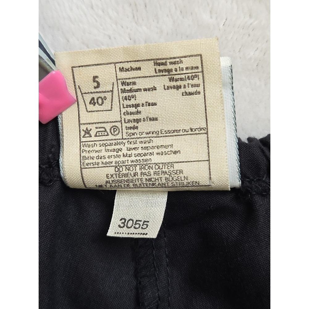 Vtg Laura Ashley Petticoat Black Cotton Tulle Great Britain 80s 90 Whimsygoth - Picture 9 of 15